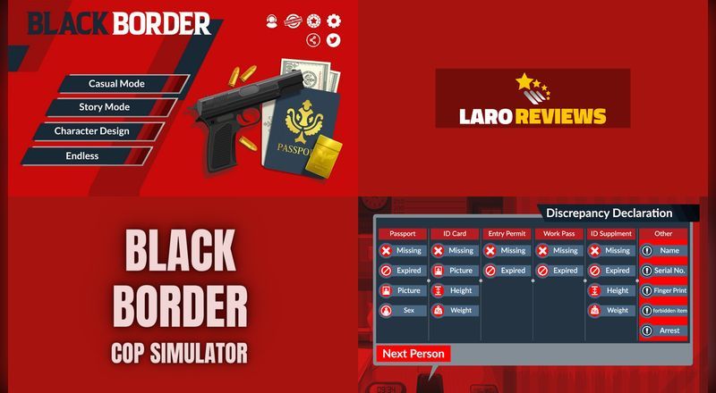 Black Border Cop Simulator