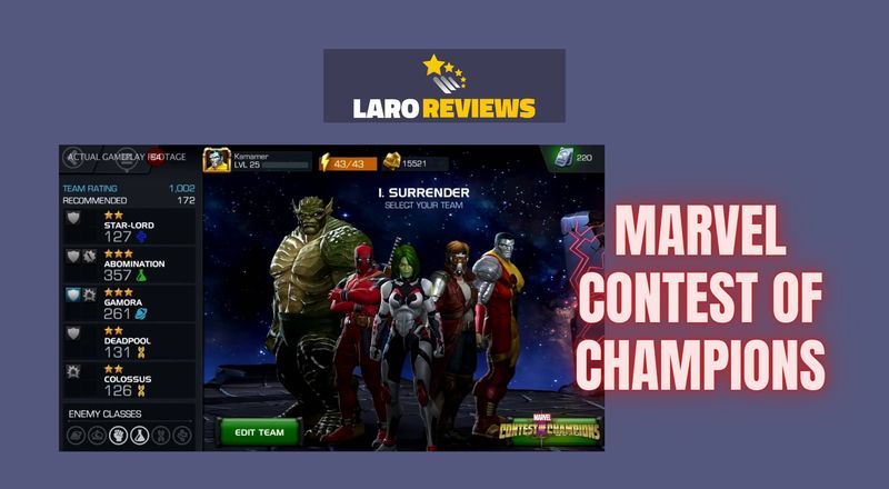 Marvel Contest of Champions - Laro Reviews