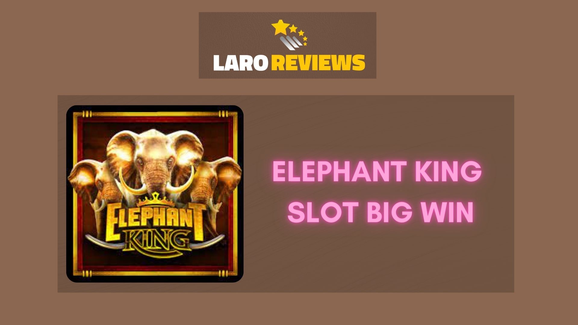elephant king slot big win