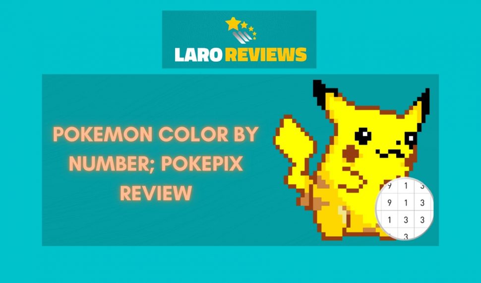 Pokemon Color By Number; Pokepix Review