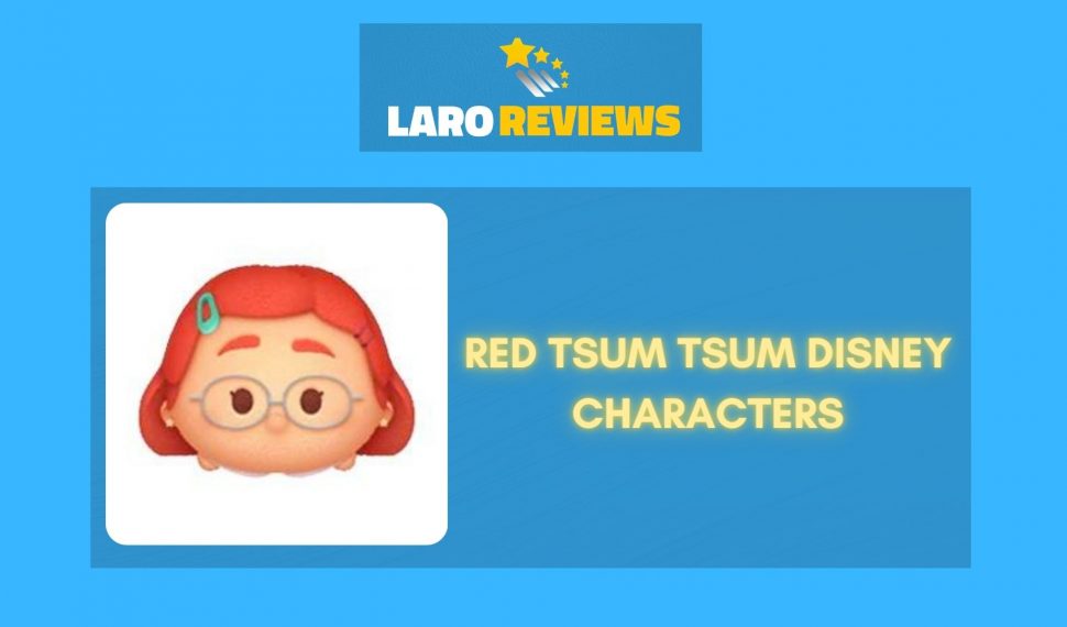 Red Tsum Tsum Disney Characters