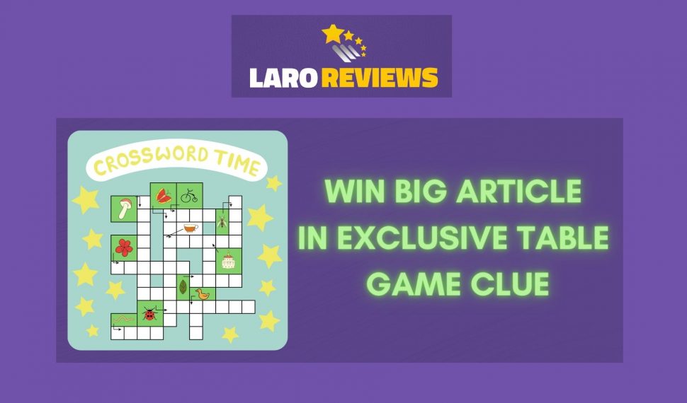 Win Big Article in Exclusive Table Game Clue