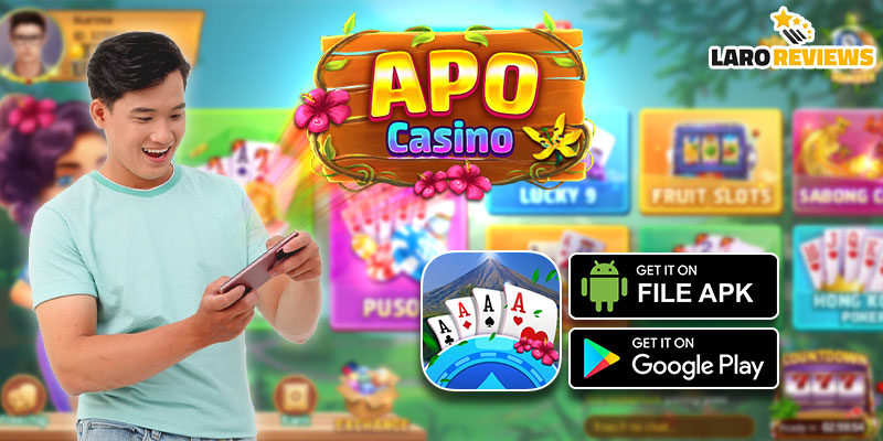 Maglaro ng iba’t ibang casino games tulad ng slot at card games sa Apo Casino.