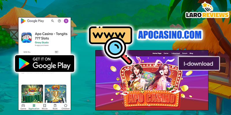 Pumunta sa Google Playstore o official website nito at i-download ang Apo Casino.