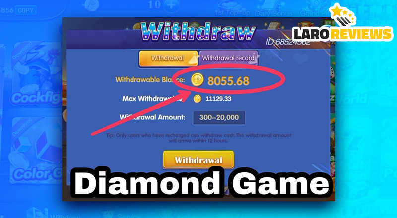 Kinakailangan maging matagumpay ka sa pag-download ng aplikasyon at pagrehistro ng account para masimulan na ang how to cash in Diamond game!