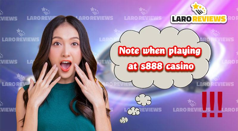 Anu-ano nga ba ang mga kinakailangang alamin sa paglalaro sa 888 Casino?