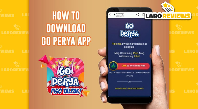 Download Go Perya app sa device.