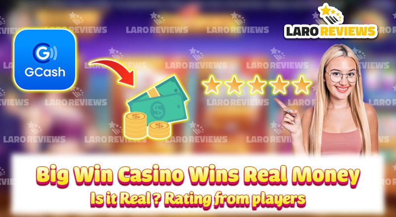 Alamin kung totoo nga bang malaki ang Big Win Casino win real money.