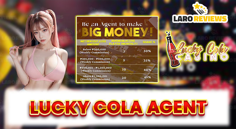 Sumali at maging Lucky Cola Agent at tumanggap ng maraming deals sa Lucky Cola.