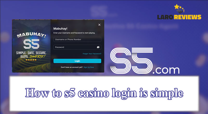 Matuto kung paano mag-login gamit ang S5 Casino Login.