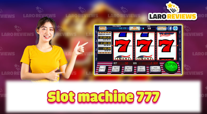 Subukan ang bagong karanasan at makakuha ng malalaking papremyo sa Slot Machine 777.